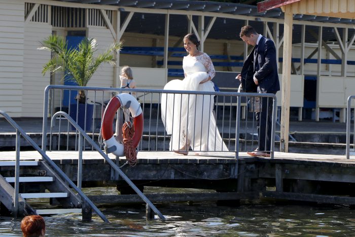 After Wedding Shooting im Wasser